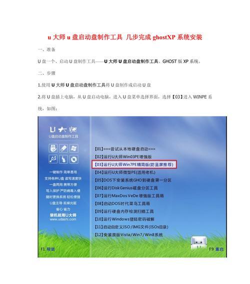 使用U盘重装系统的详细步骤（一步一步教你如何使用启动U盘进行系统重装）
