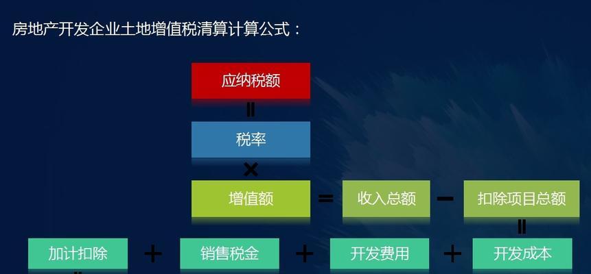 深入了解土地增值税的计算方式（从计算方法到实际案例）