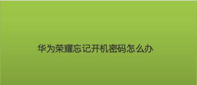 解锁忘记的电脑开机密码的方法（通过重置密码来解锁电脑）