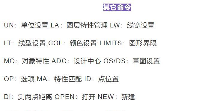 CAD2007快捷键命令大全及使用指南（提高效率的关键）