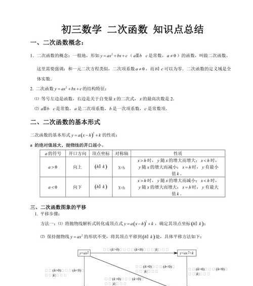 数学复数知识点总结（探索复数的奇妙世界）