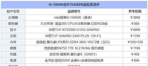 家用电脑主流配置推荐——打造高效便捷的家庭办公平台（选择适合你的电脑配置）