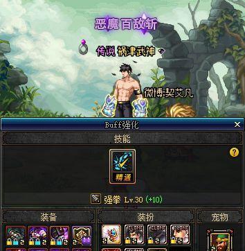 《探寻DNF110级男散打最强装备搭配的奥秘》（揭秘DNF110级男散打玩家的装备选择与技巧）