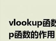 VLOOKUP函数（解密VLOOKUP函数如何匹配格式）