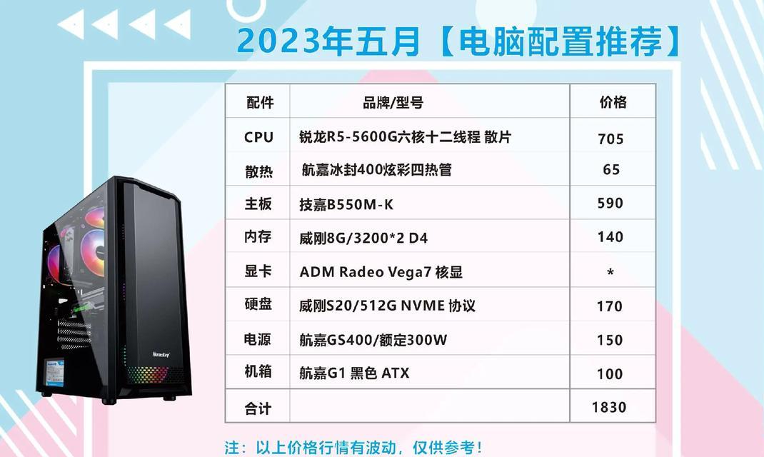 自装台式电脑配置单怎么选？常见问题有哪些？
