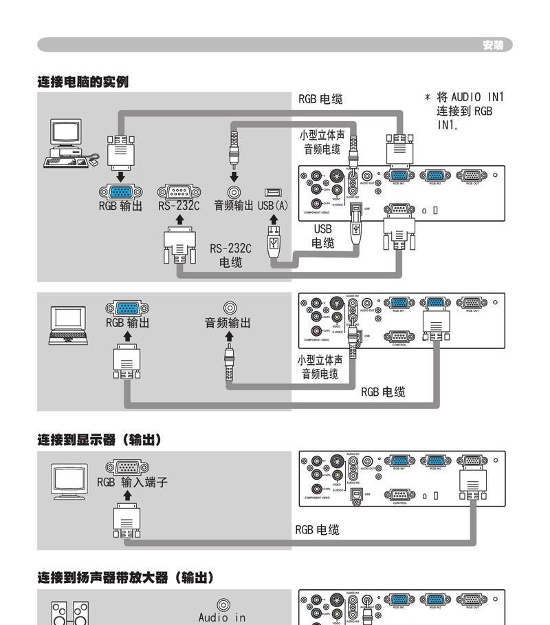 笔记本连接投影仪的方法？连接后如何设置？