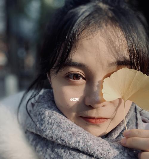 手机如何使用落叶贴进行拍照？