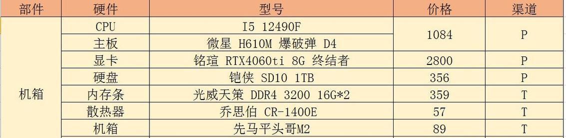 如何配置一台仅需5000元的高性能台式电脑（5000元台式电脑配置单）