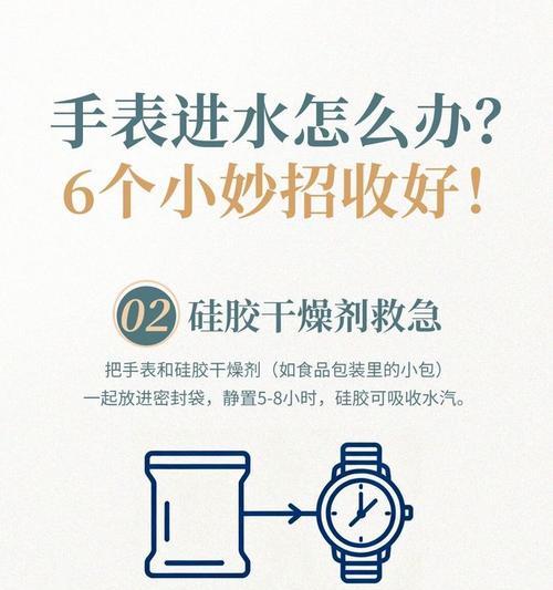 手表进水了怎么办？排出方法是什么？